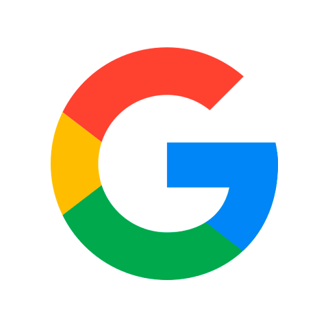 Googles logo i farverig design